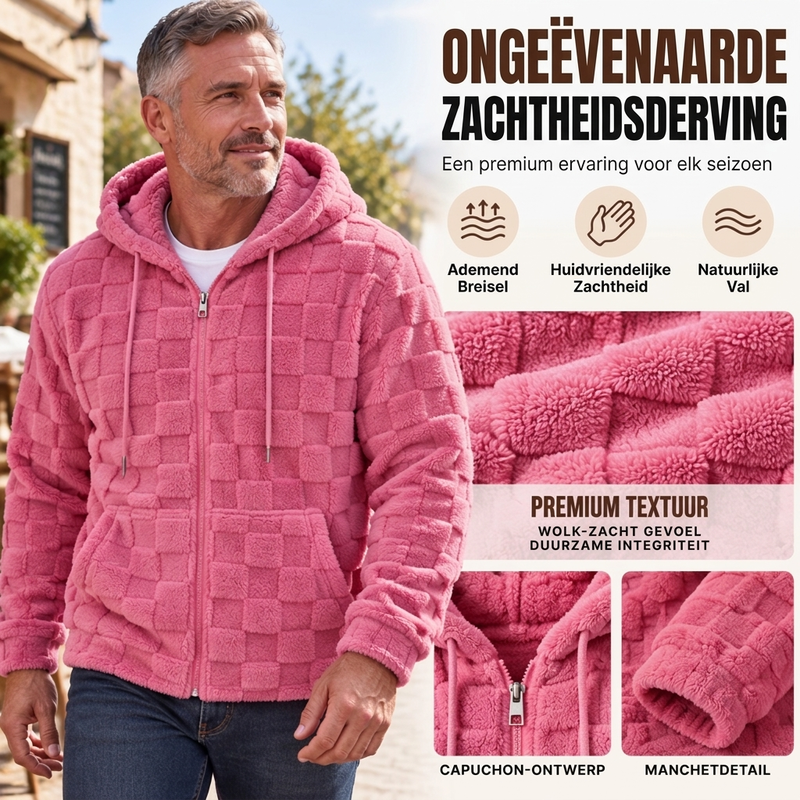 ✨ Casual Winterjas 🧥 met Capuchon voor Heren, Warm & Comfortabel voor Koude Dagen ✨