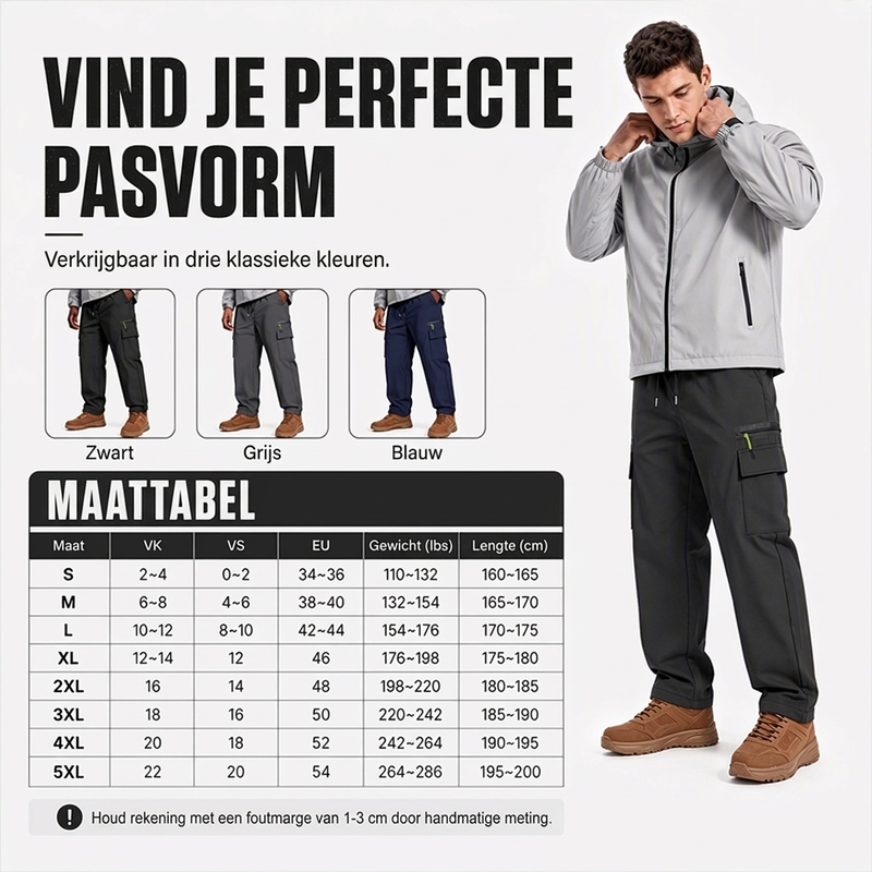 ❄️ Winter Essential 🔥 Thermische Herenbroek – Winddicht, Warm & Ideaal voor Buitenactiviteiten 🏔️