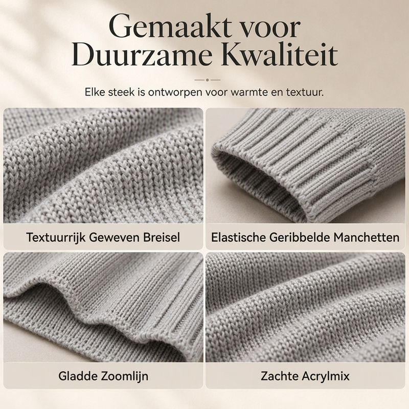 ✨Dames Batwing Mouwen Dikke Gebreide Vest, Losse Warm Gebreide Knoopvest🧶