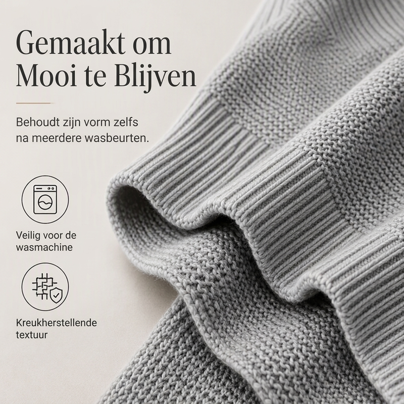 ✨Dames Batwing Mouwen Dikke Gebreide Vest, Losse Warm Gebreide Knoopvest🧶