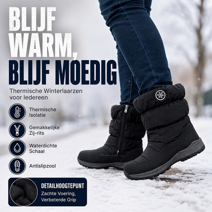 🤩 Haal het vandaag nog voordat het uitverkocht is!👇🎁Dames Winter Halfhoge Anti-slip Sneeuwlaarzen