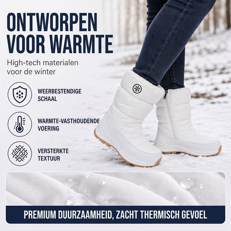 🤩 Haal het vandaag nog voordat het uitverkocht is!👇🎁Dames Winter Halfhoge Anti-slip Sneeuwlaarzen
