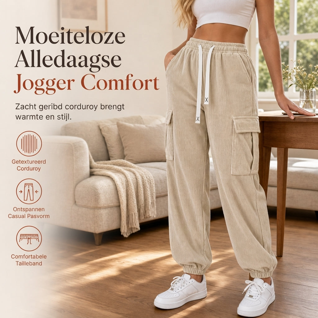 🚀Bespaar nu tijd & geld!😍Casual corduroy joggingbroek voor dames