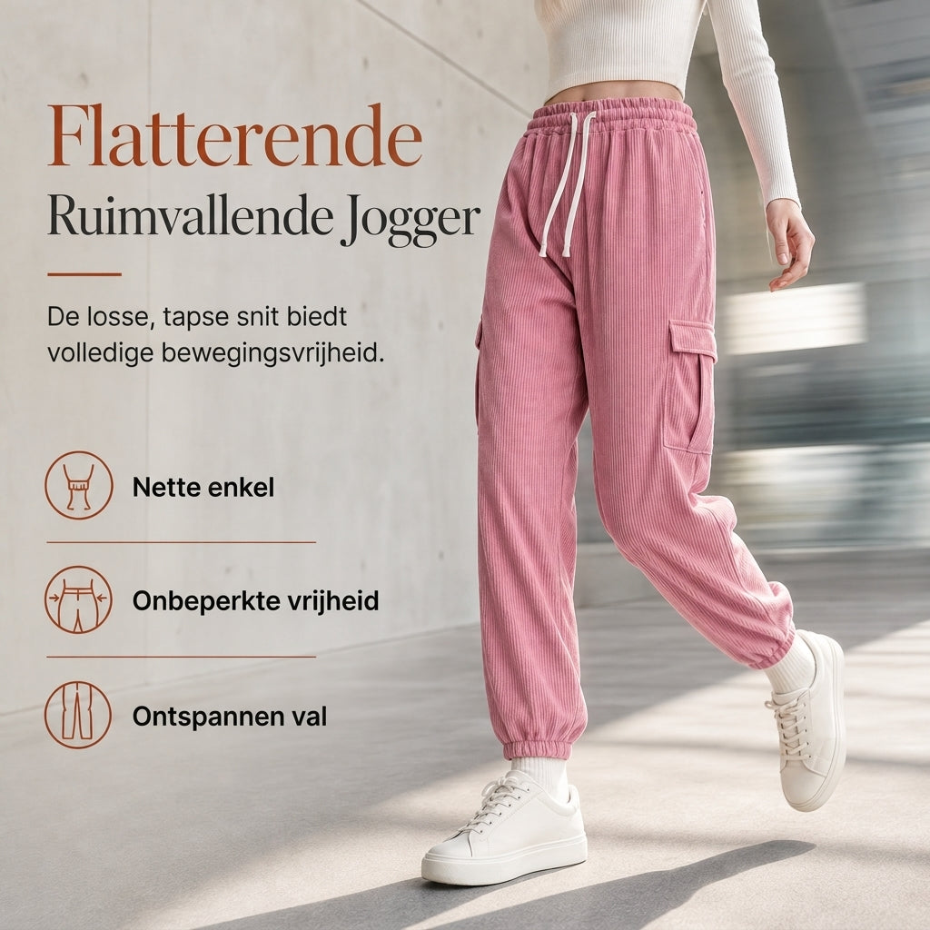 🚀Bespaar nu tijd & geld!😍Casual corduroy joggingbroek voor dames