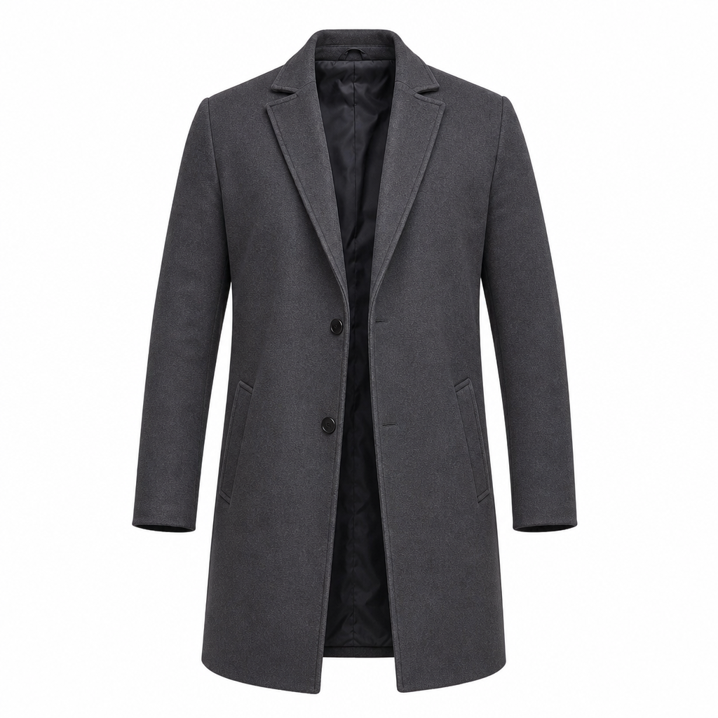 🔥Gratis verzending✈️Klassieke enkelrijige trenchcoat voor heren, zakelijk casual premium windjack