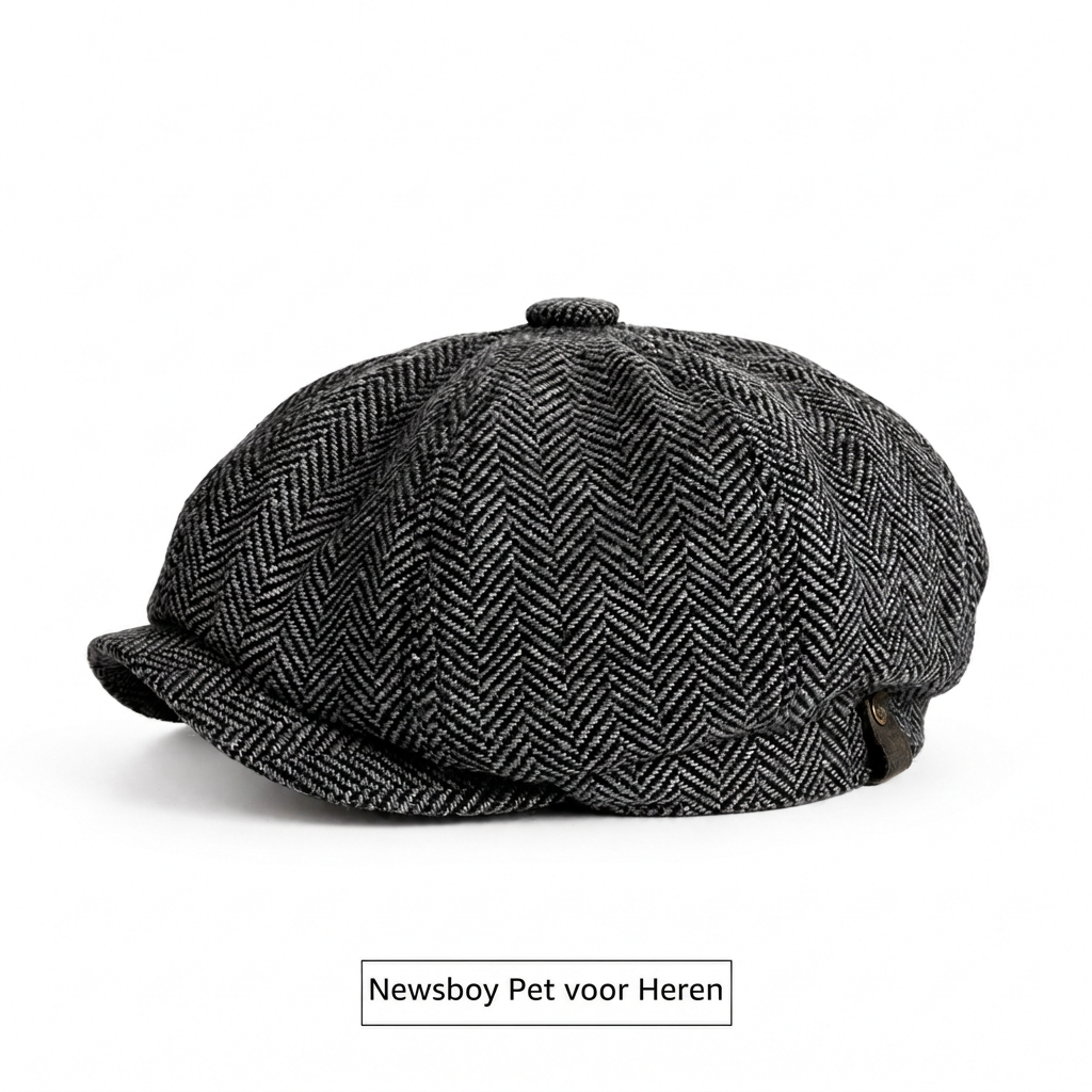 🚀Bespaar nu tijd & geld!😍Vintage Britse stijl Newsboy-cap voor heren en dames Klassieke casual platte cap Octagonaal beret-hoed
