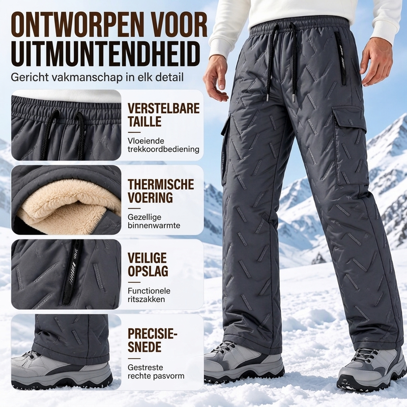😍Koop meer, bespaar meer!🌸Wintercargobroeken voor heren met zachte bontvoering – Warm en functioneel voor koude dagen ✨👖❄️
