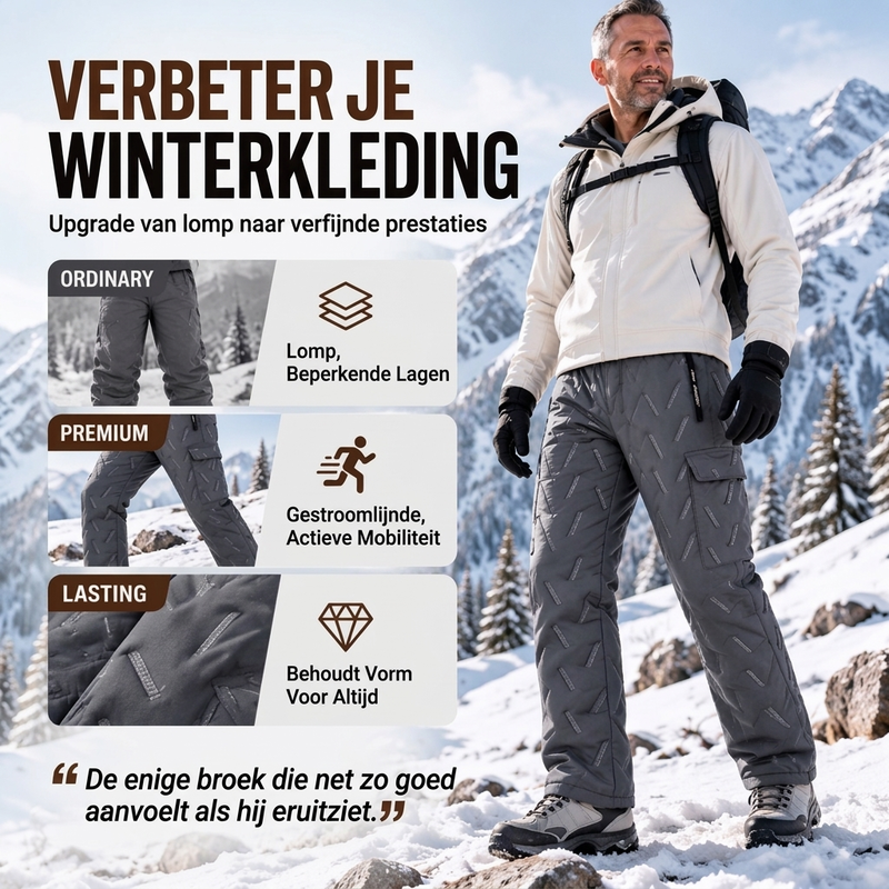 😍Koop meer, bespaar meer!🌸Wintercargobroeken voor heren met zachte bontvoering – Warm en functioneel voor koude dagen ✨👖❄️