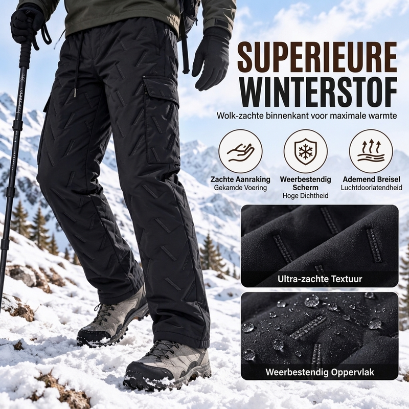😍Koop meer, bespaar meer!🌸Wintercargobroeken voor heren met zachte bontvoering – Warm en functioneel voor koude dagen ✨👖❄️