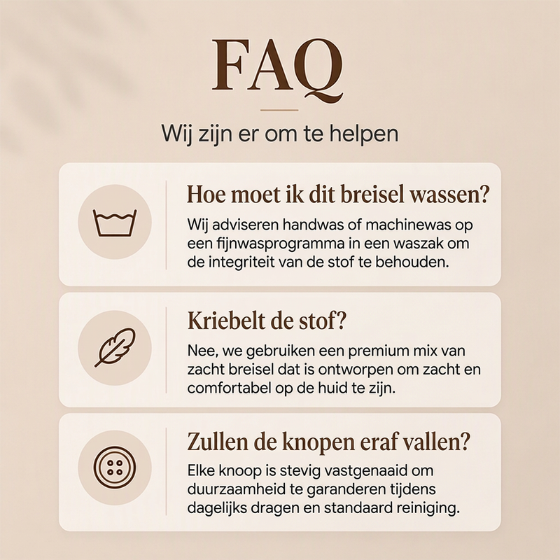 😍Koop meer, bespaar meer!🌸Gebreide trui met opstaande kraag en knoopdetails