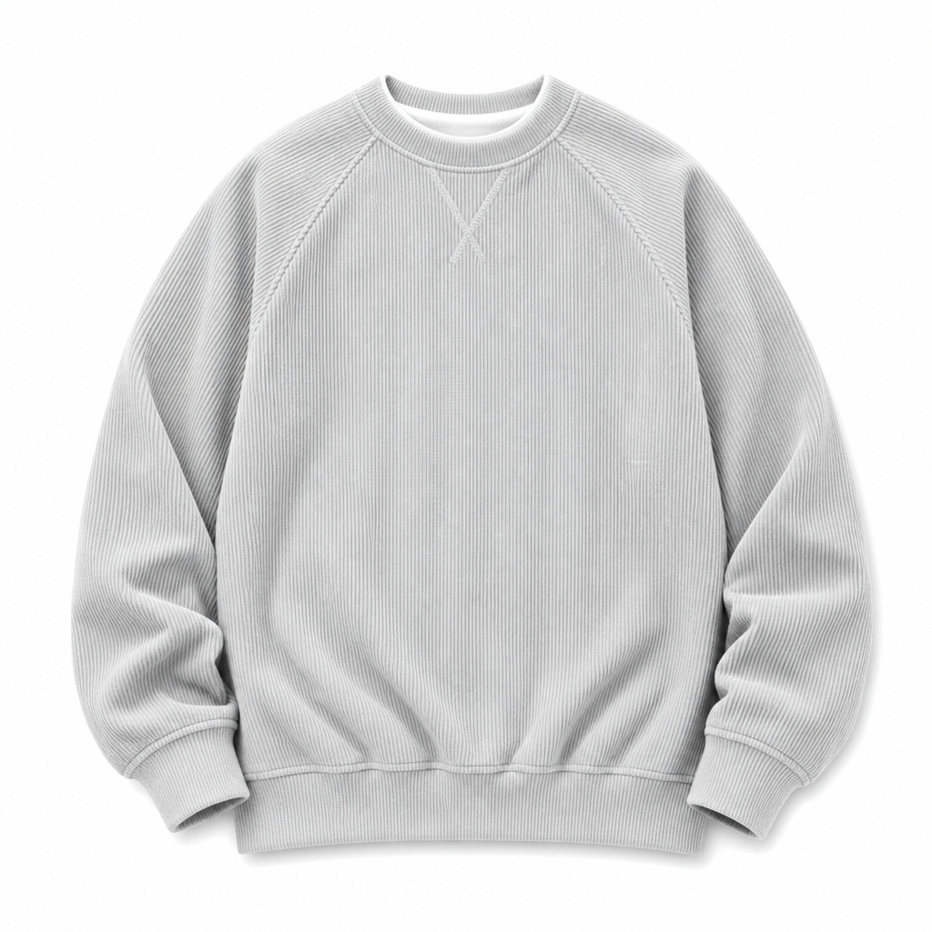 📢📢50% korting!!!🔥🔥Gratis verzending✈️Heren corduroy ronde hals lange mouwen pullover sweatshirt