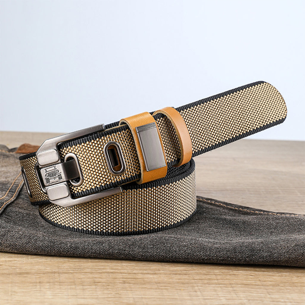 🚀Bespaar nu tijd & geld!😍Robuuste, geweven tactische outdoorriem met metalen gesp