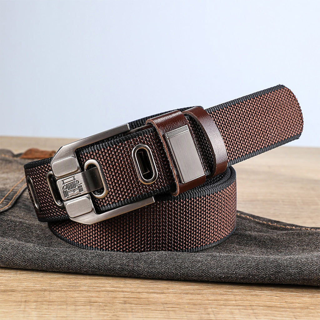 🚀Bespaar nu tijd & geld!😍Robuuste, geweven tactische outdoorriem met metalen gesp