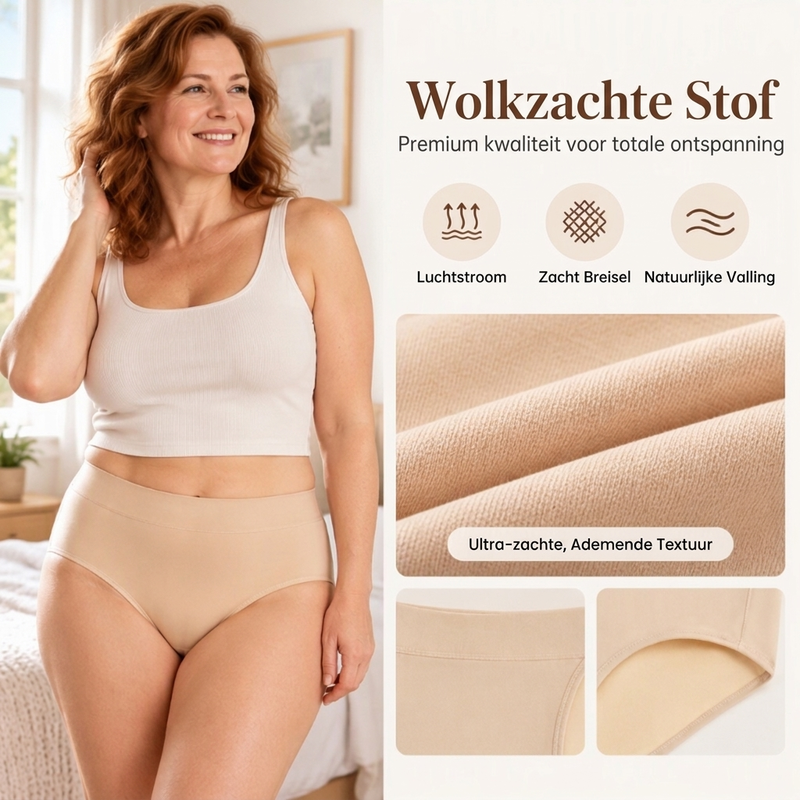 🤩 Haal het vandaag nog voordat het uitverkocht is!👇🎁Naadloze high-waist slip voor dames