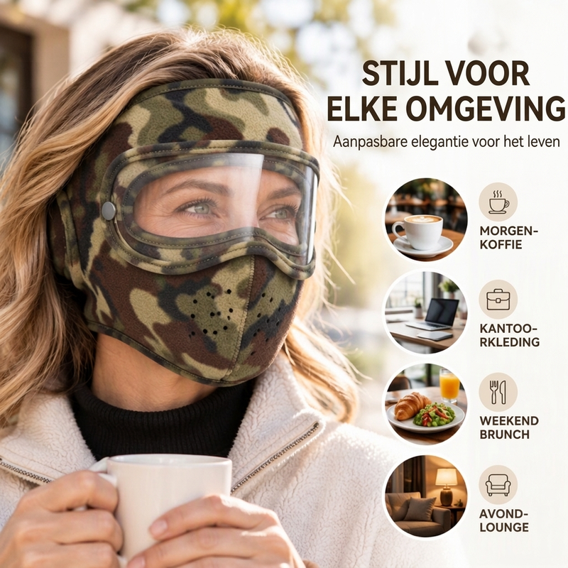 🙌 90% herhaalaankooppercentage🔥🔥Winter winddicht warm gezichtsmasker met HD-bril
