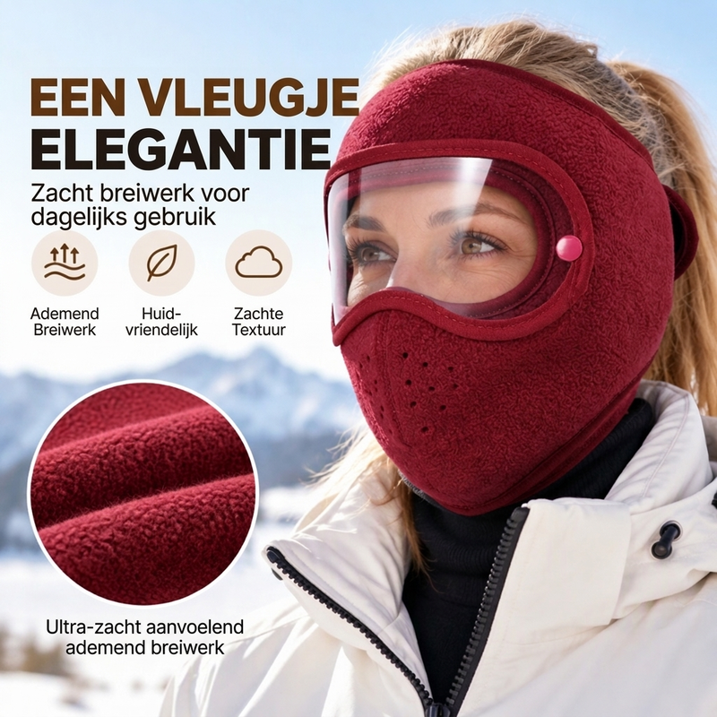 🙌 90% herhaalaankooppercentage🔥🔥Winter winddicht warm gezichtsmasker met HD-bril