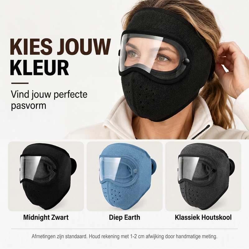 🙌 90% herhaalaankooppercentage🔥🔥Winter winddicht warm gezichtsmasker met HD-bril