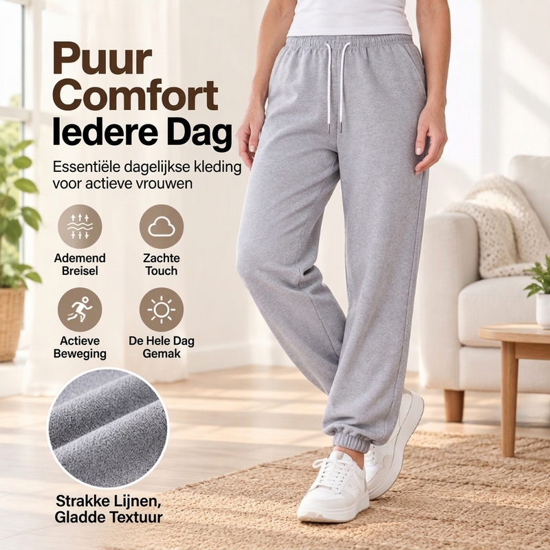 ✨Beperkte voorraad beschikbaar, mis het niet!👖Casual atletische joggingbroek voor dames met trekkoord