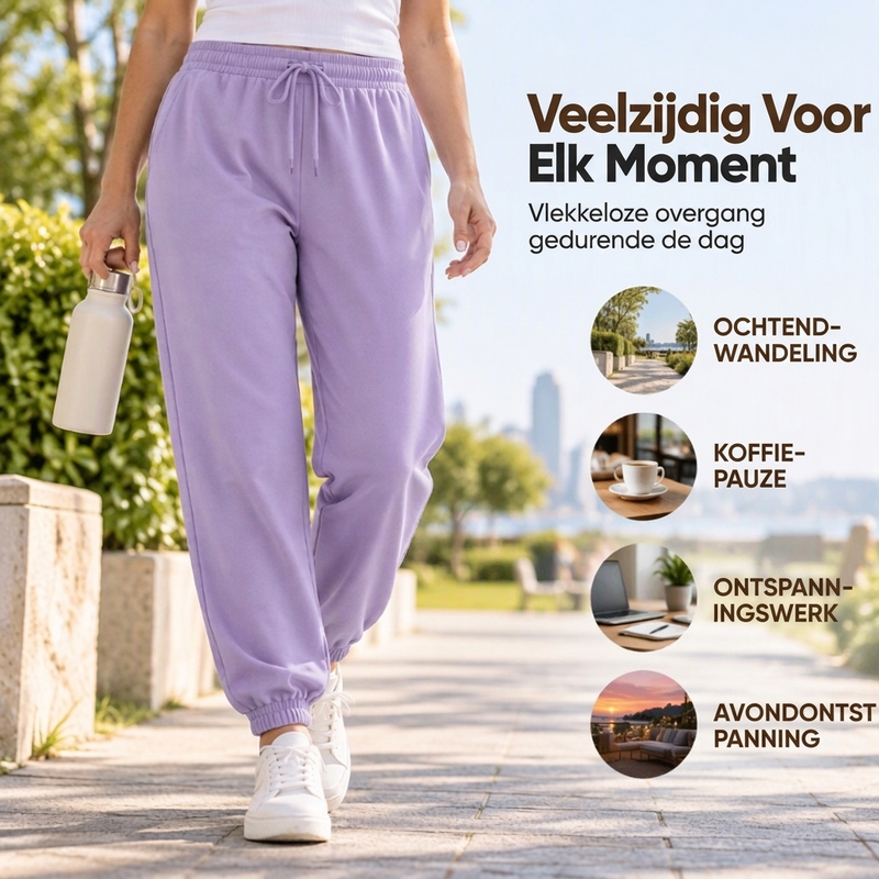 ✨Beperkte voorraad beschikbaar, mis het niet!👖Casual atletische joggingbroek voor dames met trekkoord
