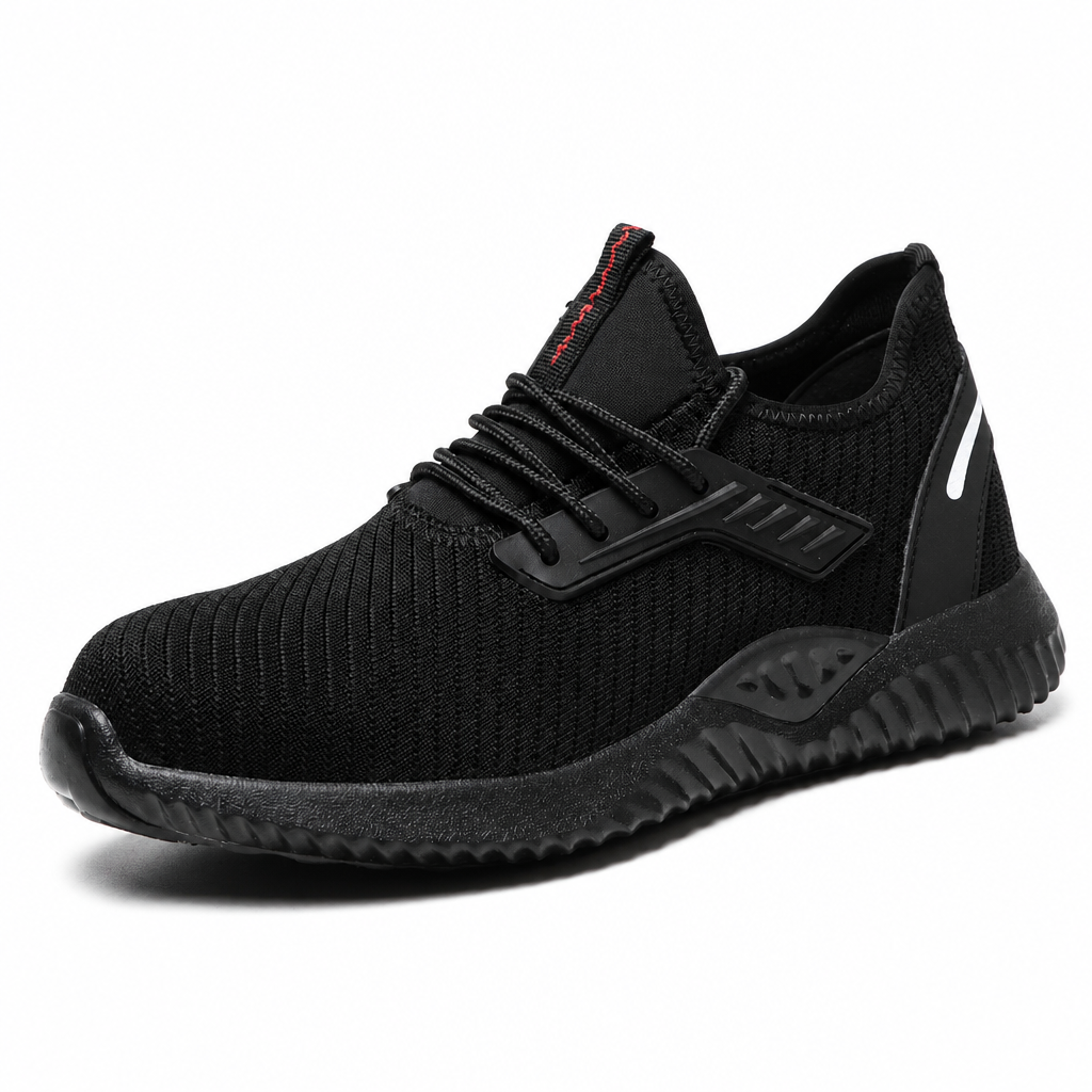 💖Hallo~ Mis het niet als je het leuk vindt🎁👍Veiligheidsschoenen met stalen neus voor heren. Ademende werkschoenen. Lichtgewicht. Prikresterende en beschermende schoenen