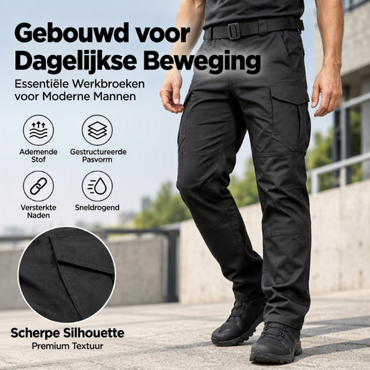 🔥Populair product🔥Gratis verzending✈️Duurzame heren cargobroek met meerdere zakken
