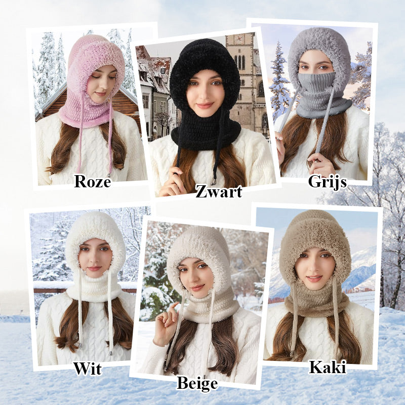 💖🎁Hallo~ Mis het niet als je het leuk vindt🔥🔥🔥Vrouwen Winddichte Sjaal-Muts voor Buiten