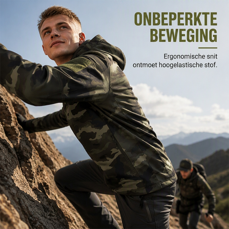 🚀Bespaar nu tijd & geld!😍Heren outdoor camouflage jack met capuchon