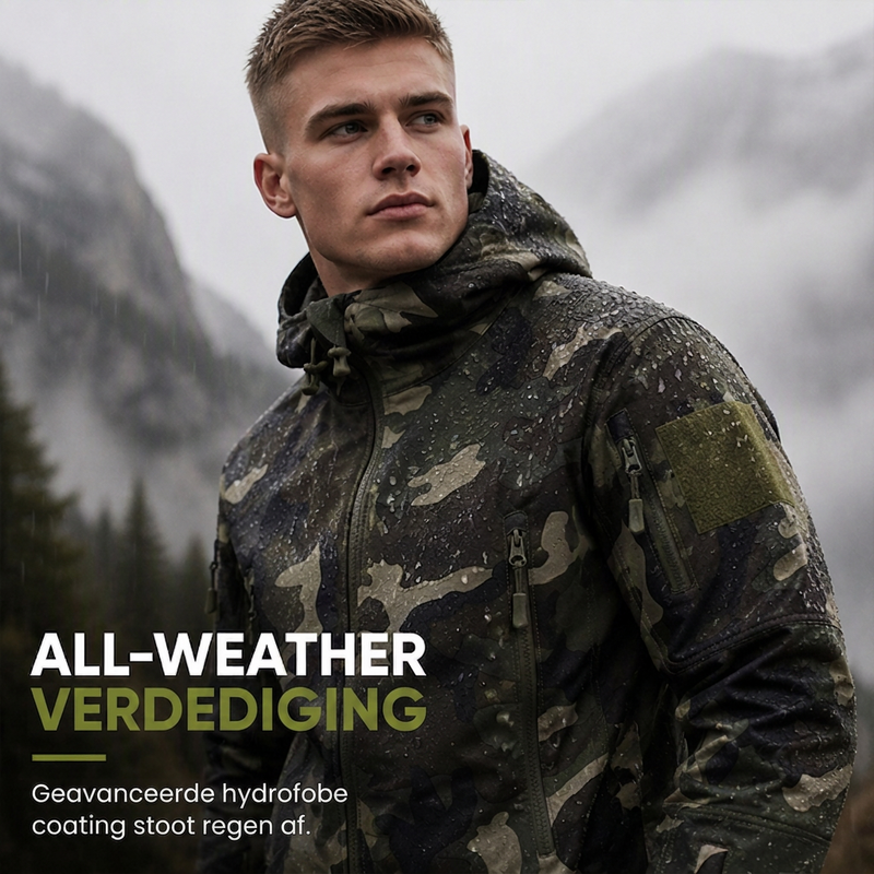 🚀Bespaar nu tijd & geld!😍Heren outdoor camouflage jack met capuchon