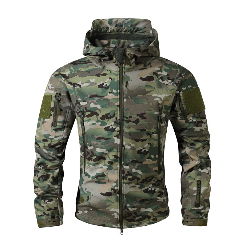 🚀Bespaar nu tijd & geld!😍Heren outdoor camouflage jack met capuchon