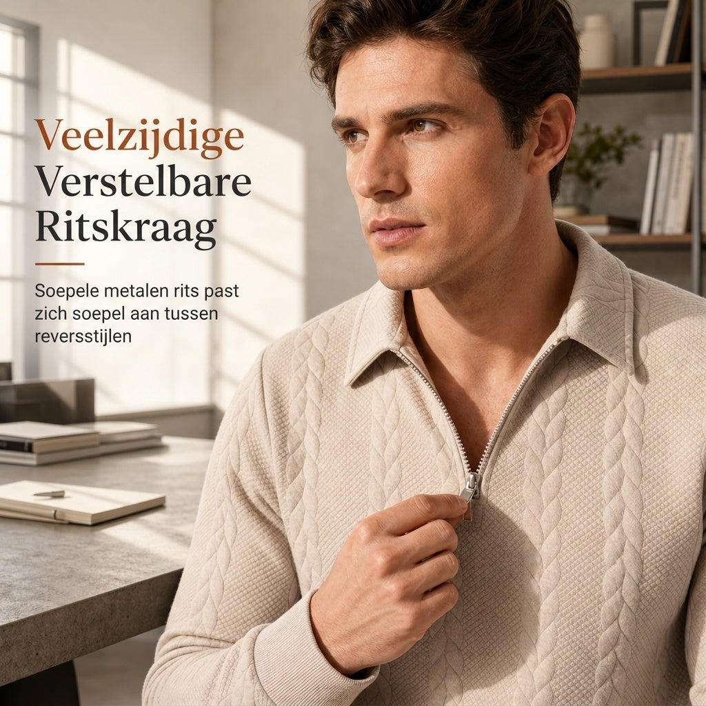 💖Hallo~ Mis het niet als je het leuk vindt🔥🔥Heren Casual Jacquard Gebreide Pullover