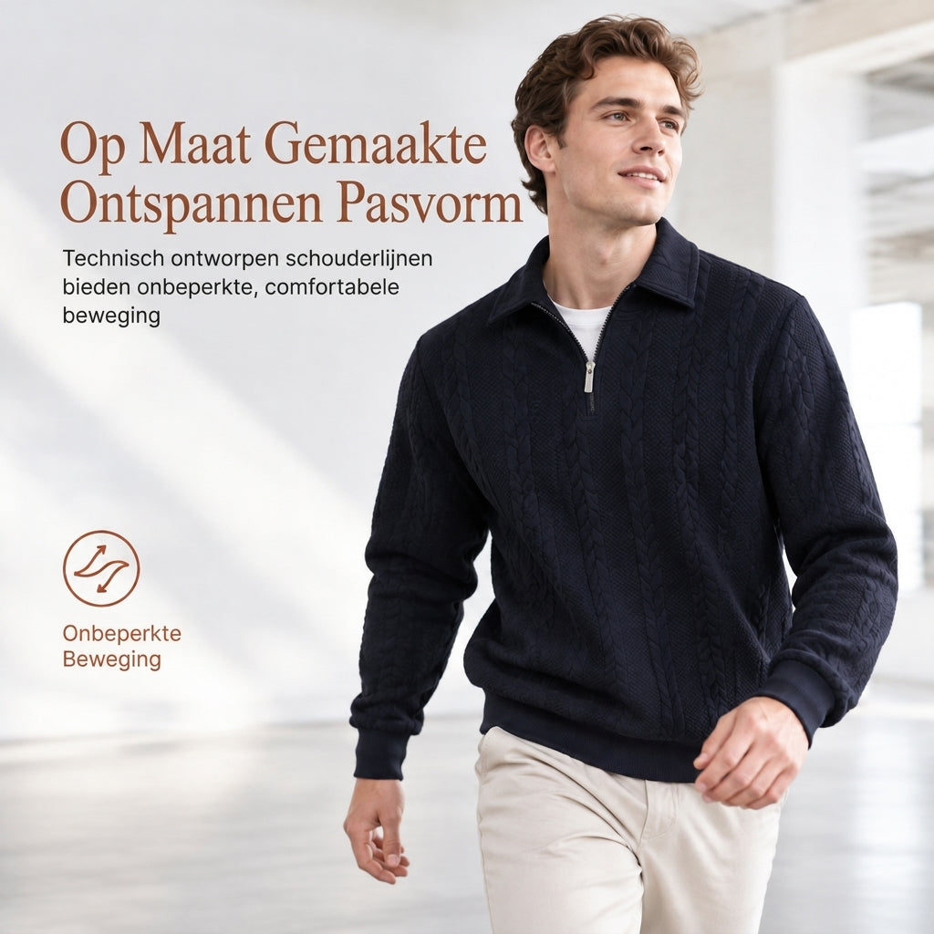 💖Hallo~ Mis het niet als je het leuk vindt🔥🔥Heren Casual Jacquard Gebreide Pullover
