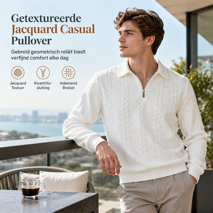 💖Hallo~ Mis het niet als je het leuk vindt🔥🔥Heren Casual Jacquard Gebreide Pullover
