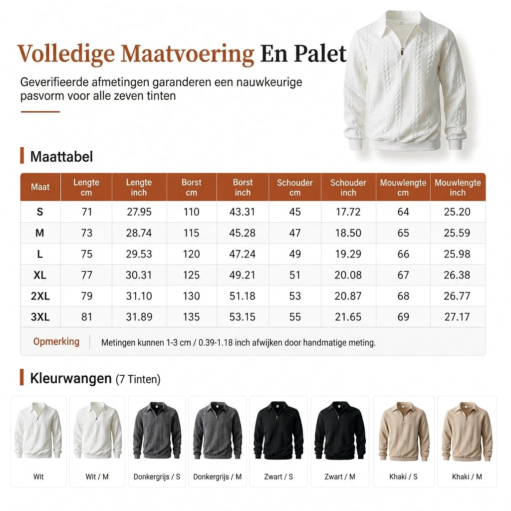 💖Hallo~ Mis het niet als je het leuk vindt🔥🔥Heren Casual Jacquard Gebreide Pullover