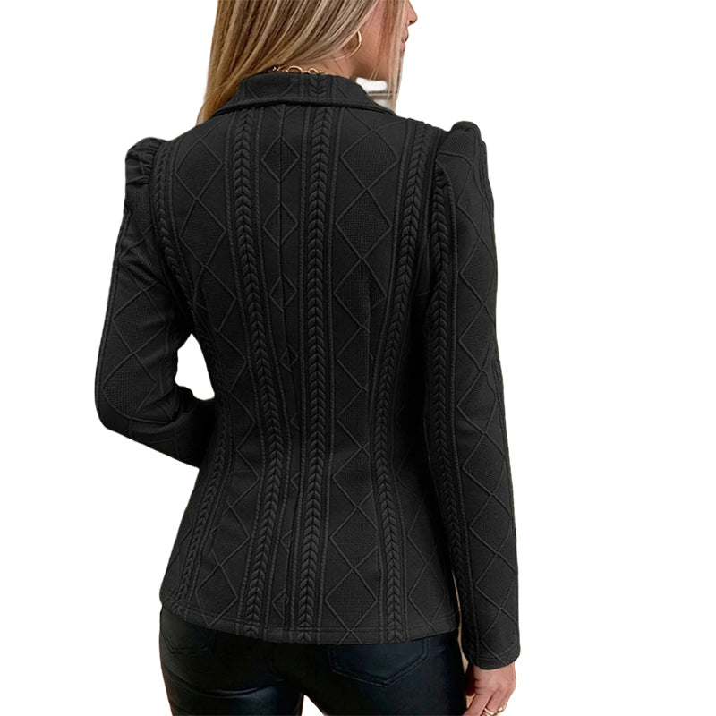 💋Geniet van een 30-daags probleemloos retourbeleid!✅️Vrouwen Sculpted Chic Blazer