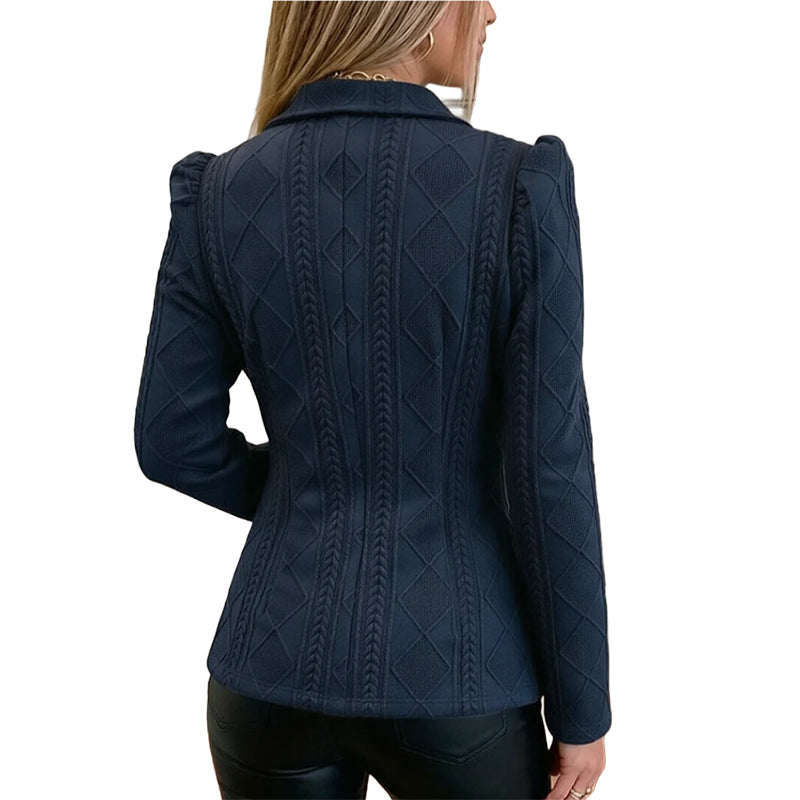 💋Geniet van een 30-daags probleemloos retourbeleid!✅️Vrouwen Sculpted Chic Blazer