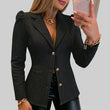 💋Geniet van een 30-daags probleemloos retourbeleid!✅️Vrouwen Sculpted Chic Blazer