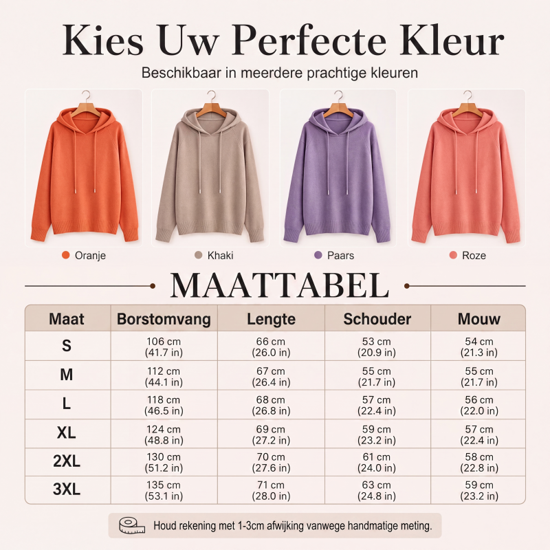 🔥Gratis verzending✈️Casuele capuchontrui voor dames met trekkoord