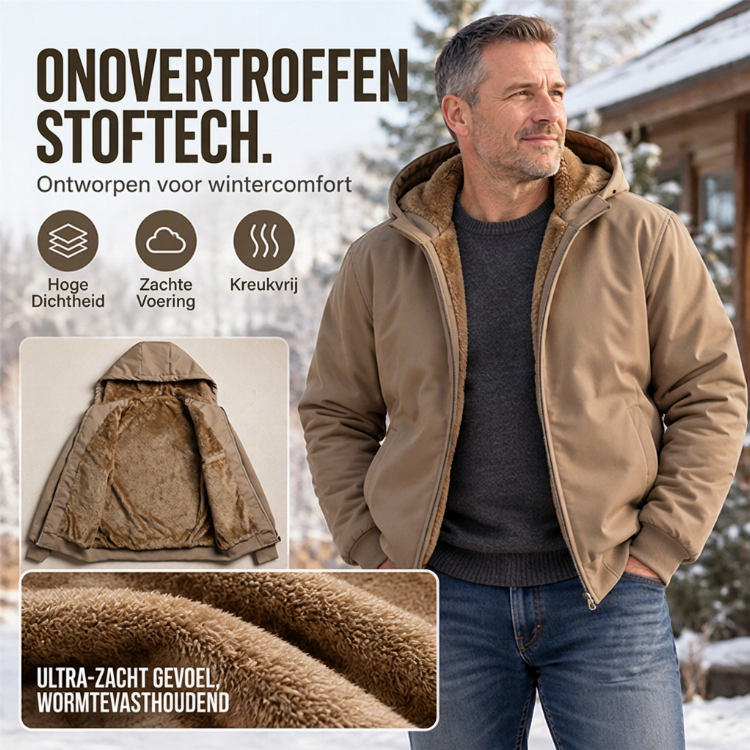 🚀Bespaar nu tijd & geld!😍🔥Gratis verzending✈️Casual thermisch herfst/winter jack met capuchon voor heren
