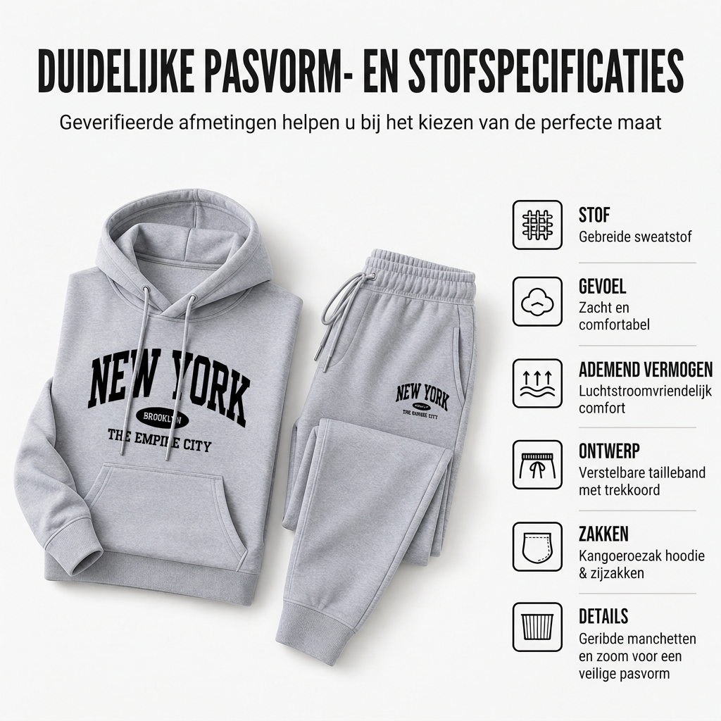 💖Hallo~ Mis het niet als je het leuk vindt🔥Gratis verzending✈️Heren Graphic Hoodie en Trainingsbroek Set