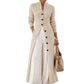 🚀Bespaar nu tijd & geld!😍Dames Lang Vest Duster Trui Jas met Kabelpatroon en Colkraag
