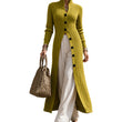 🚀Bespaar nu tijd & geld!😍Dames Lang Vest Duster Trui Jas met Kabelpatroon en Colkraag