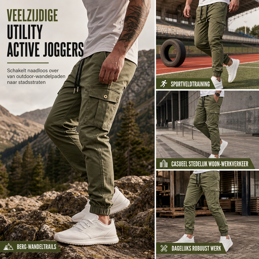 ✨ Nu Extra Voordelig! Lichtgewicht casual cargobroeken, outdoor wandelbroek voor herfst‑wintersporten, hardlopen & training, duurzaam stof, meerdere opbergzakken
