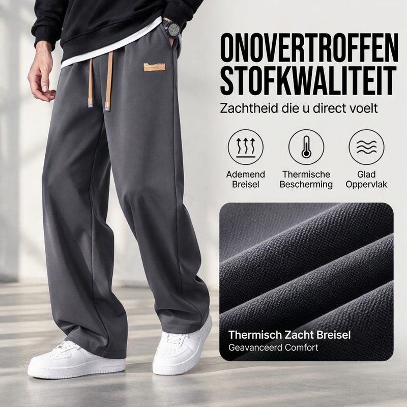 🎁🎉De laagste prijs maar de beste kwaliteit! Haal de jouwe nu!🔥🔥Thermische recht opende winterbroek voor heren
