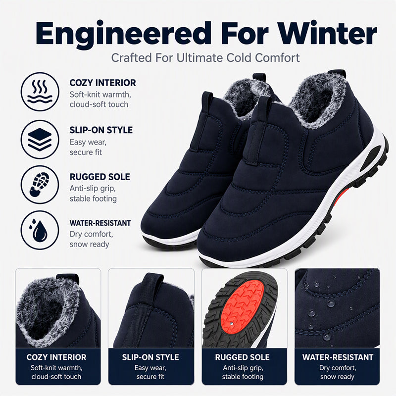 ✨Beperkte voorraad beschikbaar, mis het niet!🔥🔥Unisex Winter Warm Slip-On Snow Shoes