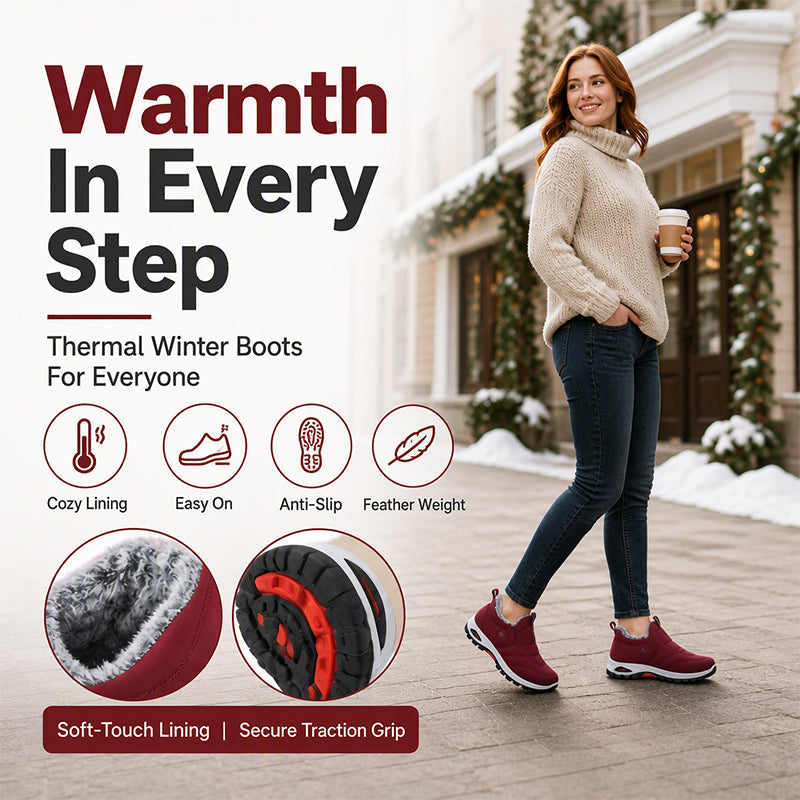 ✨Beperkte voorraad beschikbaar, mis het niet!🔥🔥Unisex Winter Warm Slip-On Snow Shoes