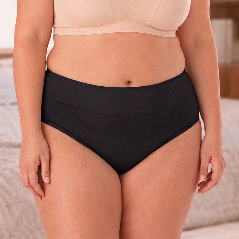1 kopen🔥1 gratis🩲 Dames Maatje Meer Menstruatieondergoed | Geen zijdelingse lekken, geen drukkende tailleband – Veilig, ademend & comfortabel tijdens de menstruatie ✨