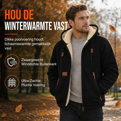 ✨Beperkte voorraad beschikbaar, mis het niet!🎉🎉Heren casual dik capuchon ritsvest