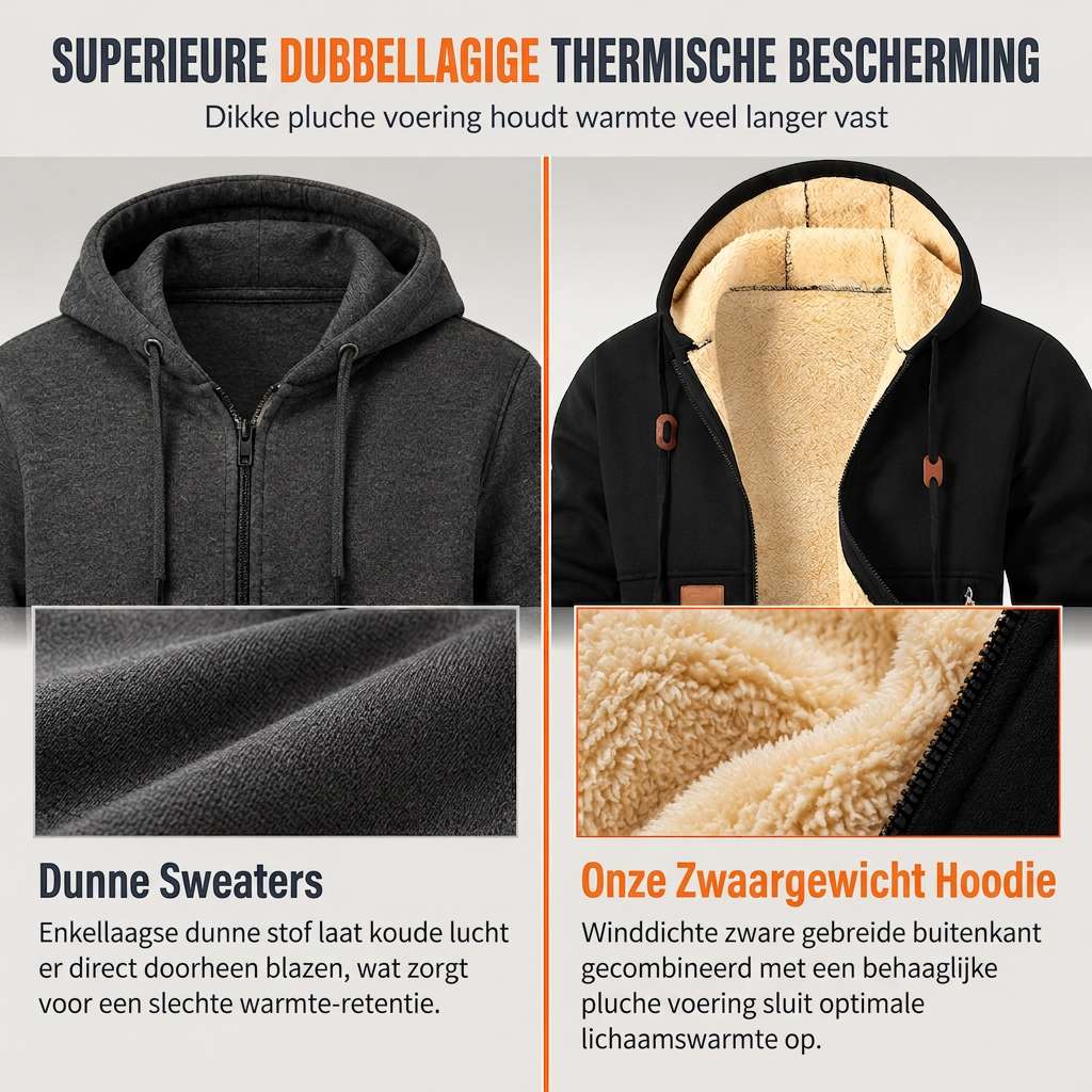 ✨Beperkte voorraad beschikbaar, mis het niet!🎉🎉Heren casual dik capuchon ritsvest