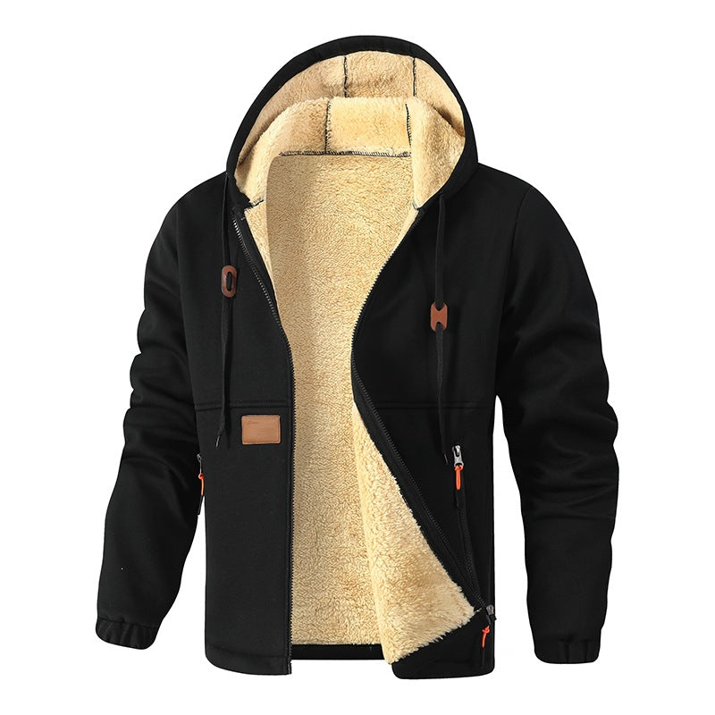 ✨Beperkte voorraad beschikbaar, mis het niet!🎉🎉Heren casual dik capuchon ritsvest