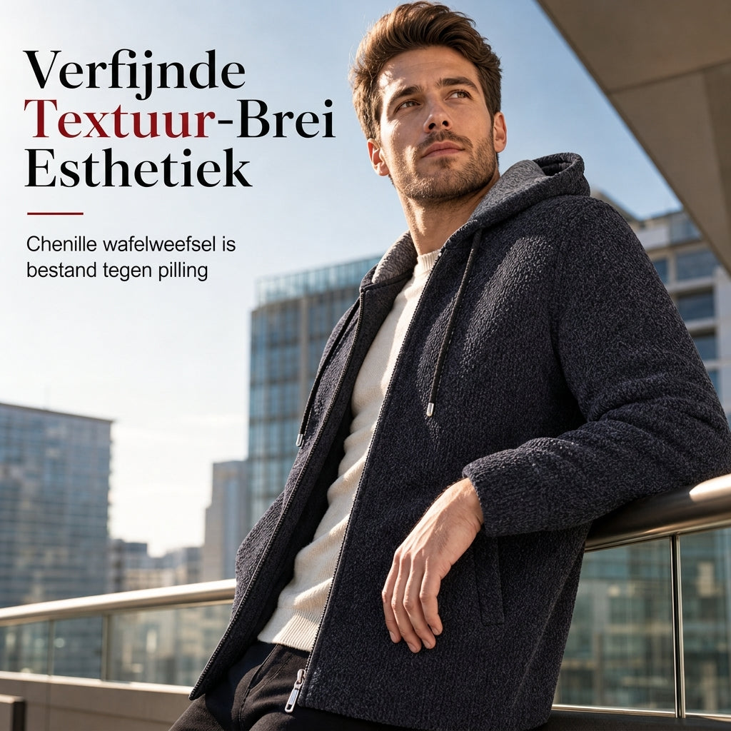 💖Hallo~ Mis het niet als je het leuk vindt🔥🔥Heren middelange dikke cardigan met capuchon